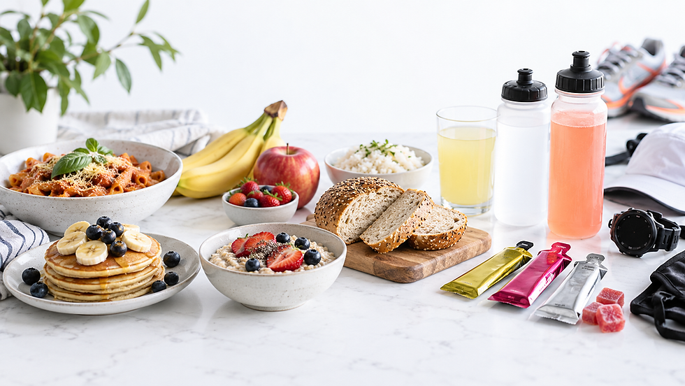 carb loading for a marathon with real food and running nutrition