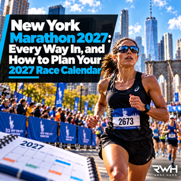 Runner at the New York Marathon, runners planning their 2027 race calendar