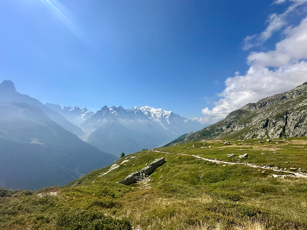 Tour du Mont Blanc, trails around the mountain range