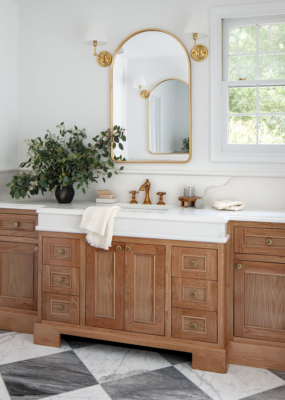 Custom primary bath vanity