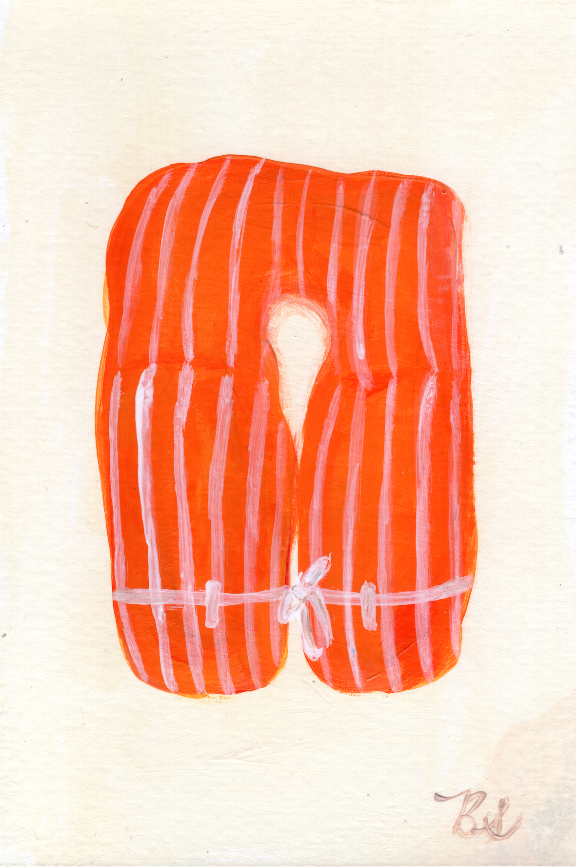 Orange Stripe Life Jacket