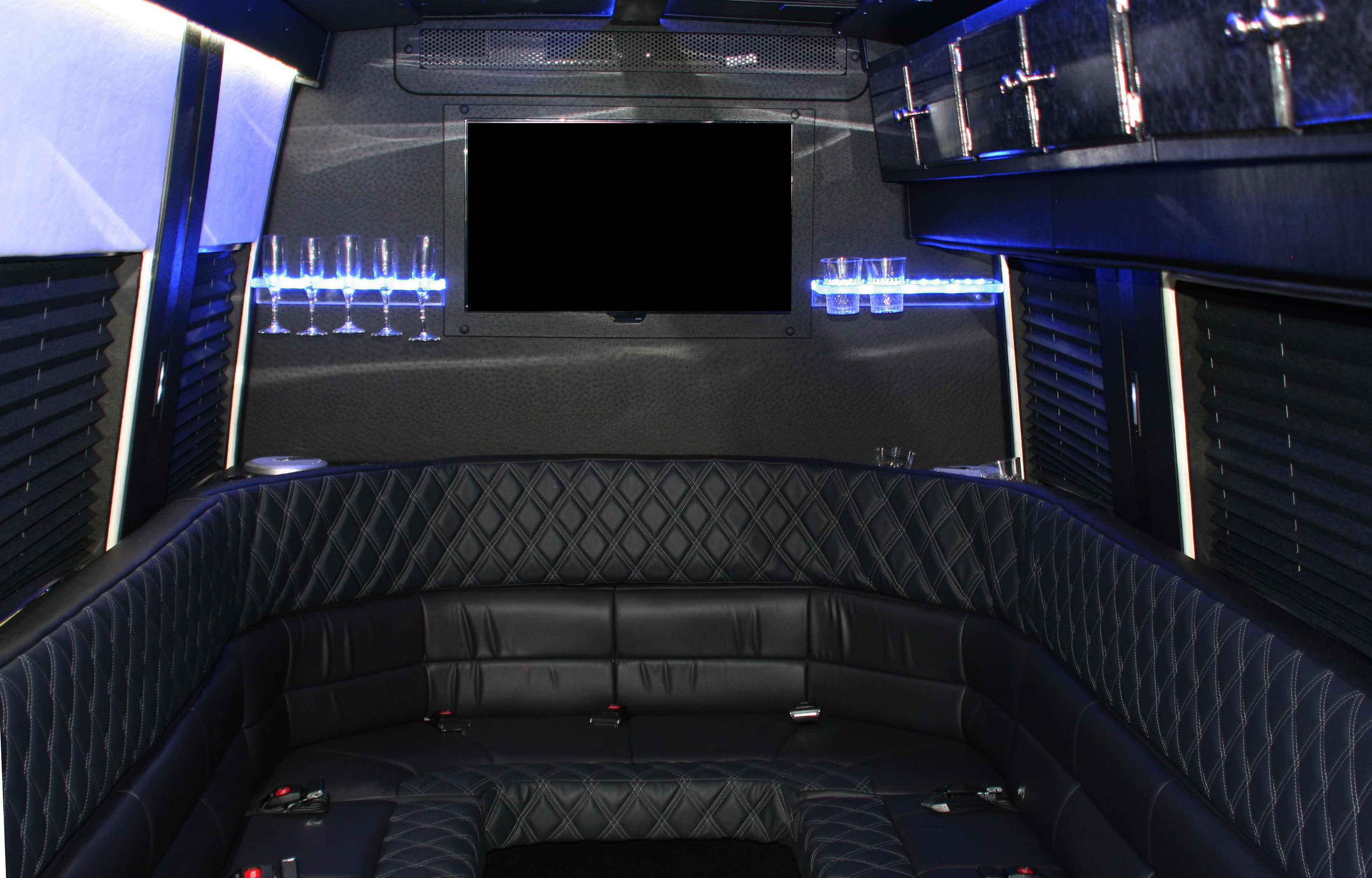 Luxurious Limo Interior