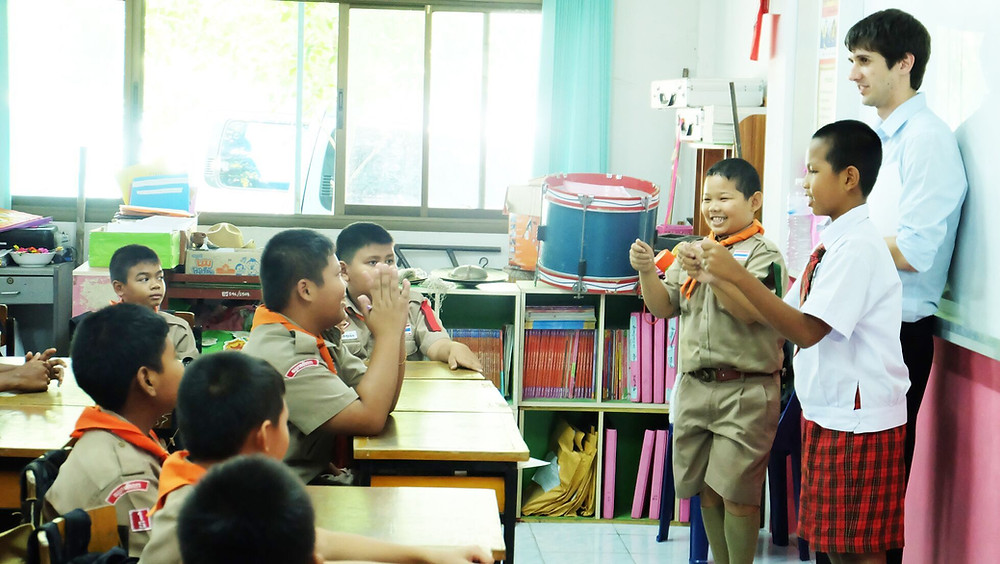 ครูต่างชาติ กิจกรรมในห้องเรียน กิจกรรมภาษาอังกฤษ