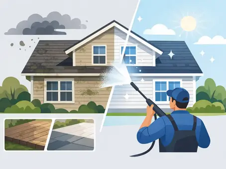 Pressure Washing House Benefits for Your Home