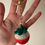 Thumbnail: Crochet strawberry keychain 