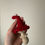 Thumbnail: Crochet mushroom keychain 