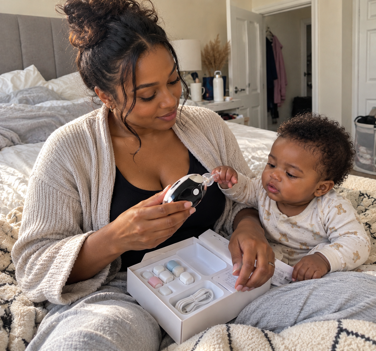 Smart Hot Seller Baby Electric Nail Clipper: Midwife Approved