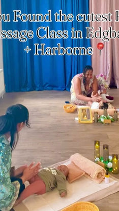 Its time to join the waitlist, for your exclusive Little Luxe Baby Massage.