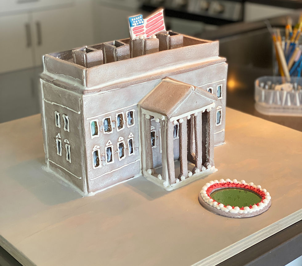 Gingerbread White House - Front Lawn