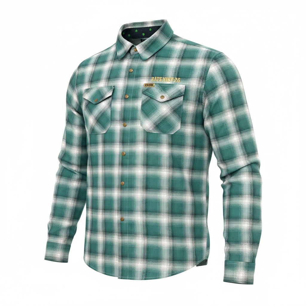 Official RNRI 26 Embroidered Dixxon "Russell" Long Sleeve Flannel