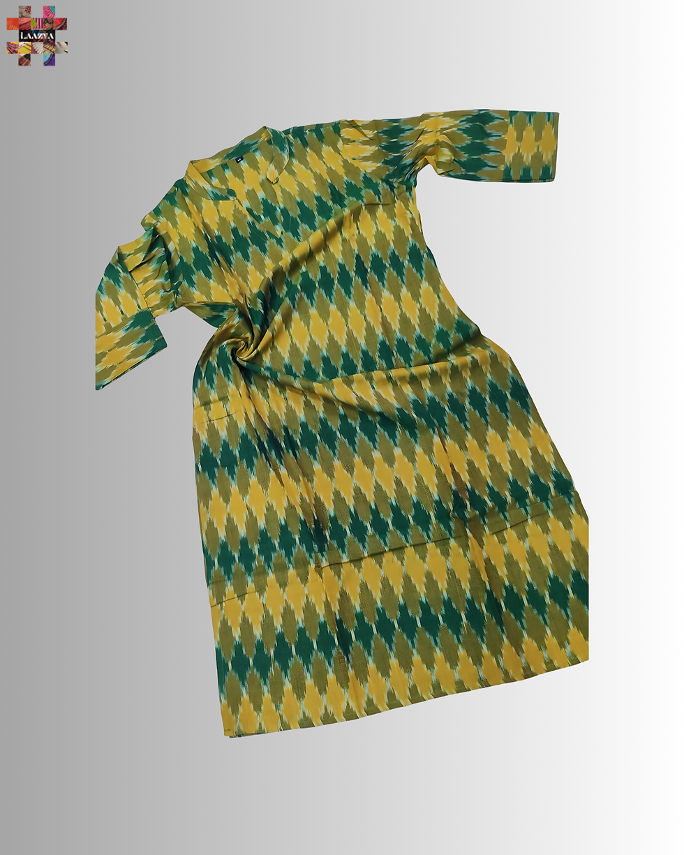 Pochampally Ikat Kurtis cosidos