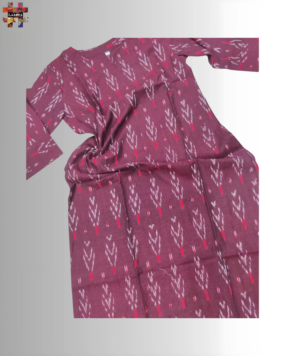 Pochampally Ikat Kurtis cosidos