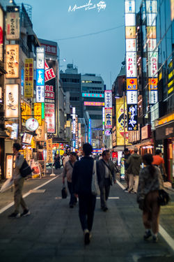 新宿西口の夜
