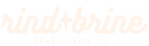Rind + Brine horizontal logo.
