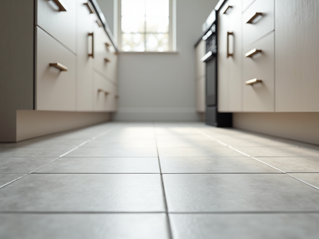 Stylish Interiors with Modern Light Grey Tiles
