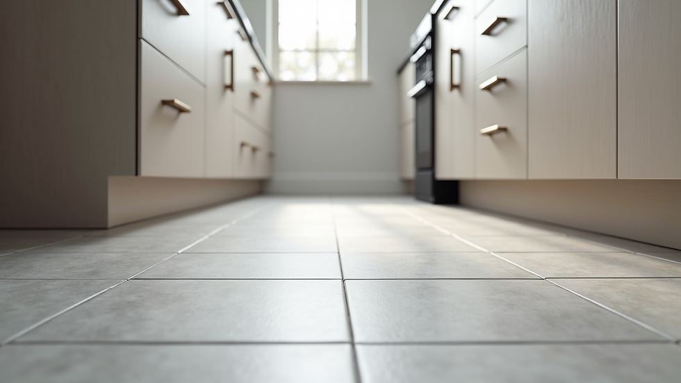 Stylish Interiors with Modern Light Grey Tiles
