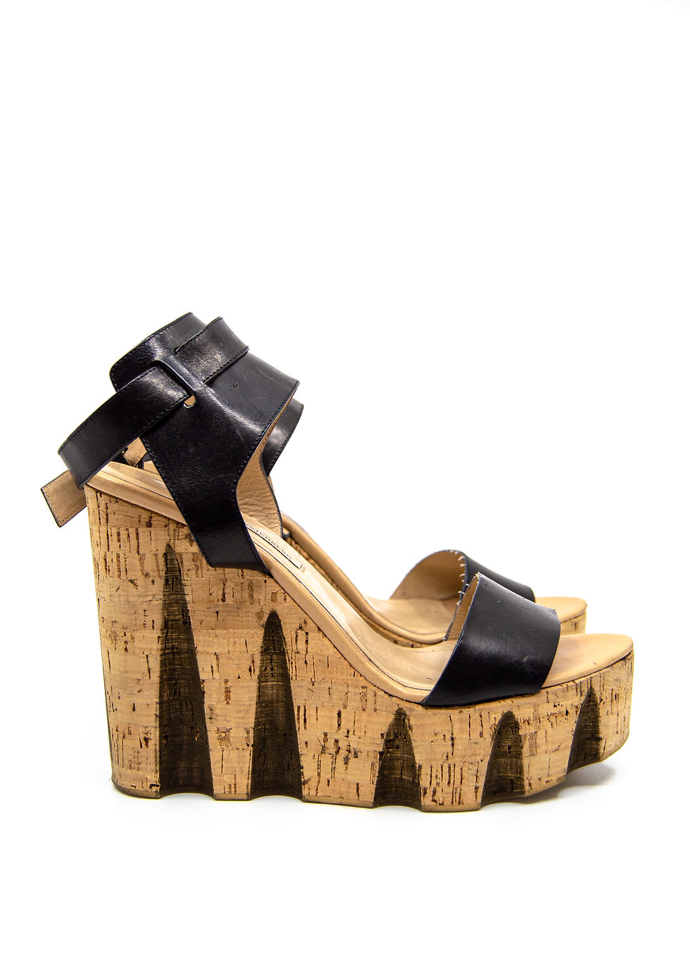 DIANE VON FURSTENBERG Wedge Sandals (Size 9.5)
