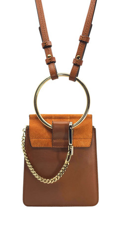 CHLOE Mini Faye Leather Crossbody Bracelet Bag
