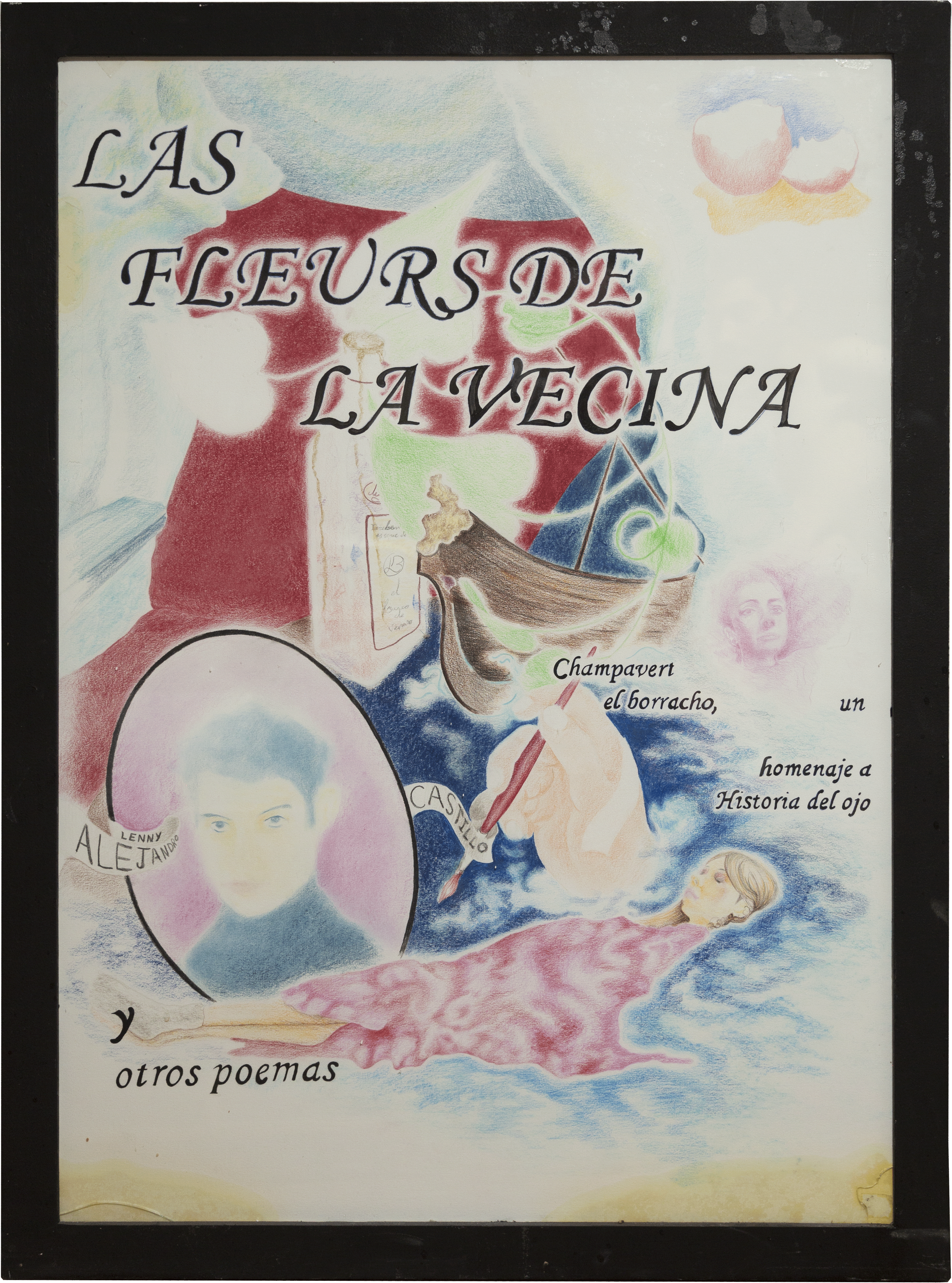 13.-Cartel.-Lapiz-sobre-papel,-cristal-y