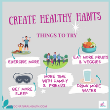 Create long-lasting changes with simple healthy habits