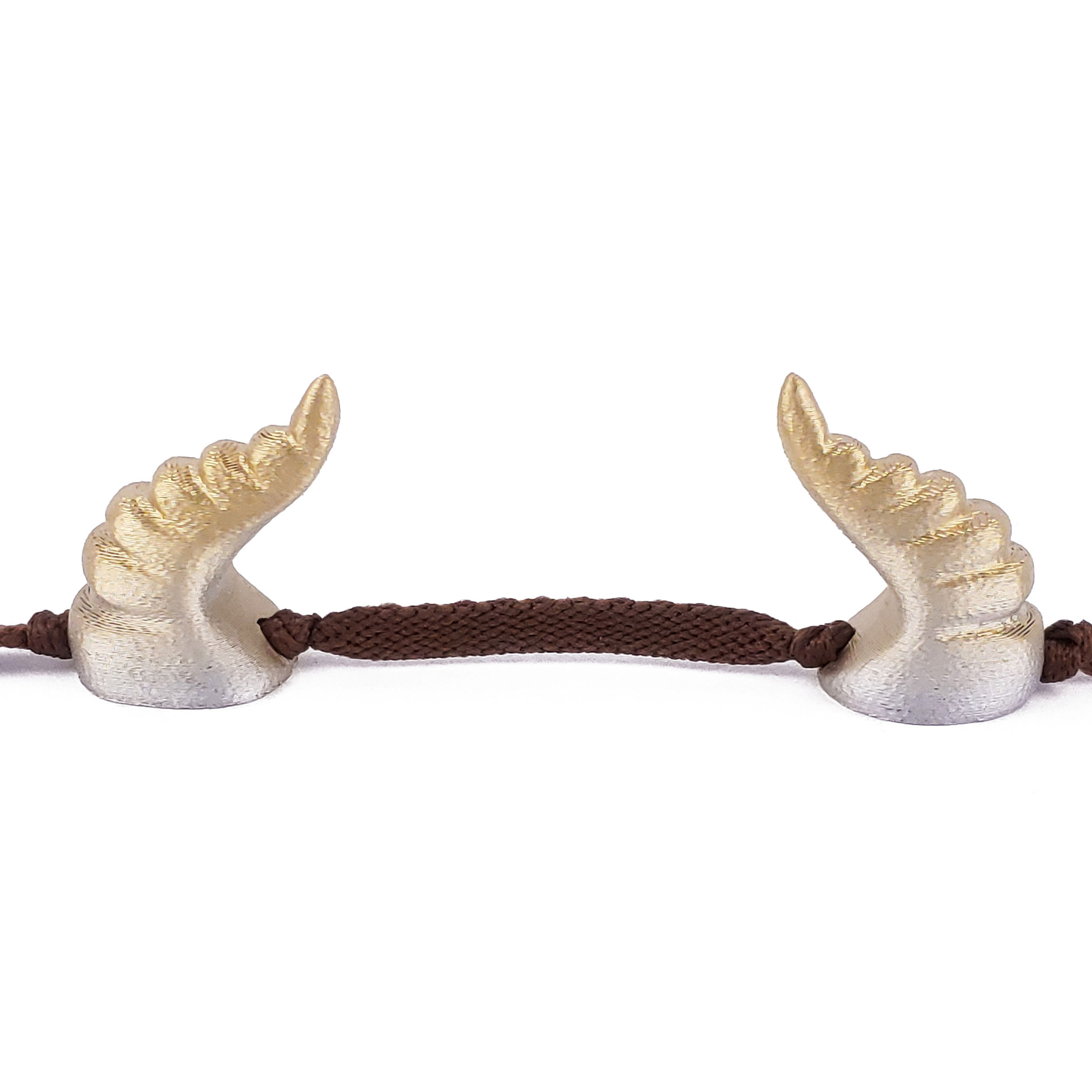 Baby Dragon Horns - Silver/Gold Ombre