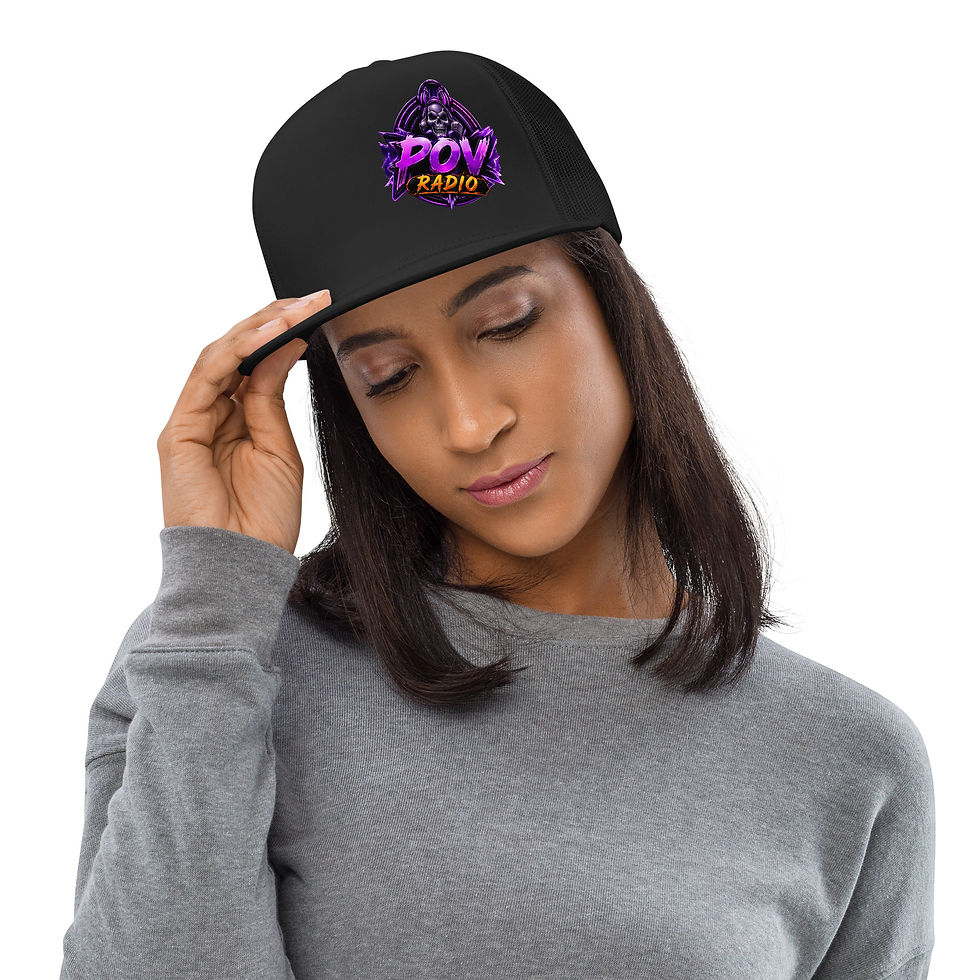 Thumbnail: POV Radio Cyber Skull Snapback