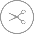 Hair salon scissors icon
