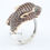Thumbnail: Jaguar Panther Leopard Cat Cubic Zircon Silver Ring