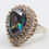 Thumbnail: Special Handmade Ottoman Design Mystic Topaz 925 Sterling Silver Ring