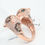 Thumbnail: Jaguar Panther Leopard Cubic Zircon Ring