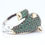Thumbnail: Jaguar Panther Leopard Cat Cubic Zircon Ring, Sterling Silver Ring, Handmade