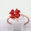 Thumbnail: Four Leaf Clover Silver Ring