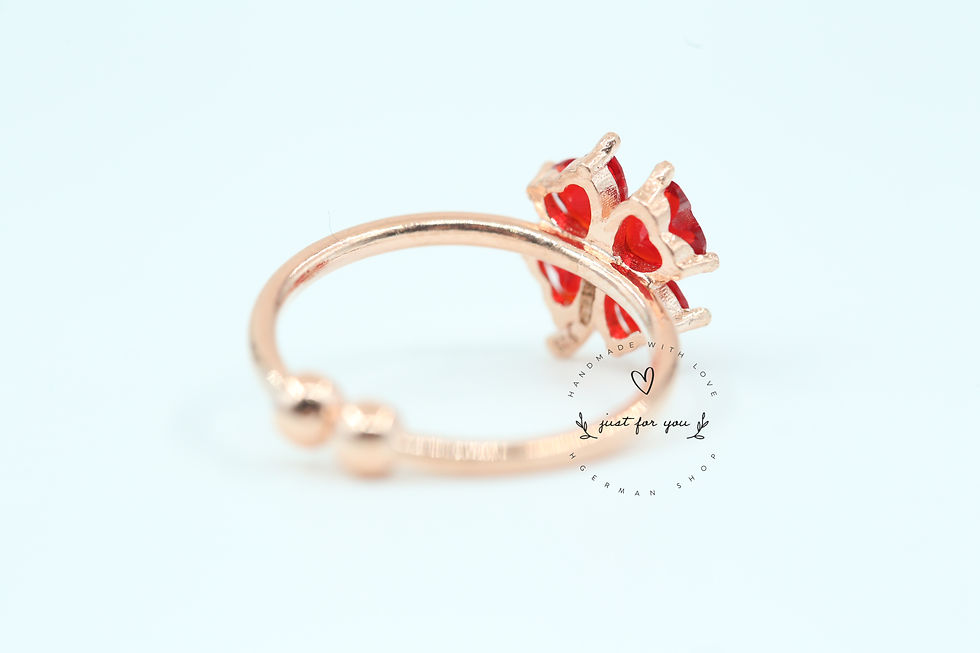 Thumbnail: Four Leaf Clover Silver Ring