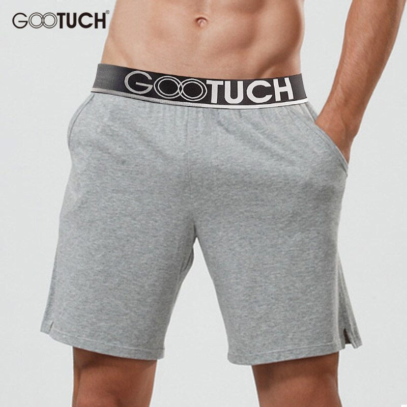 Küçük resim: Men's Cotton Sleep Bottoms Plus Size Pyjamas Shorts Sleepwear Boxer Casual