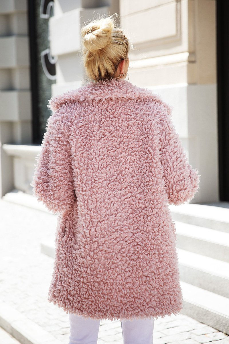 Miniature : Faux Fur Long Casual Coat