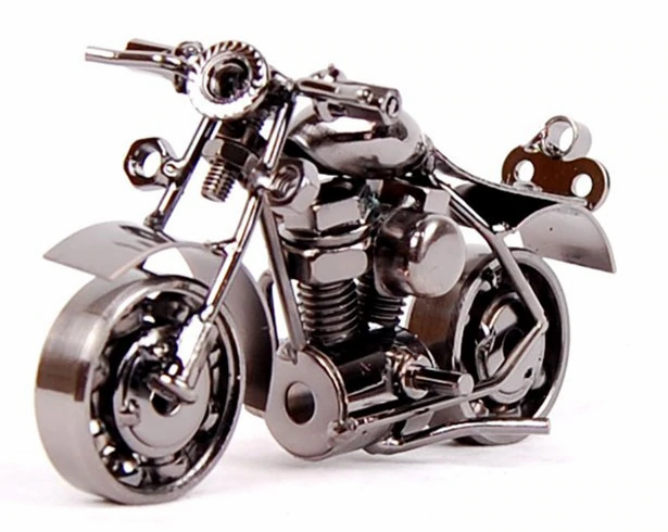 Miniatura: VILEAD Handmade Vintage  Motorcycle  Figurine /14 cm