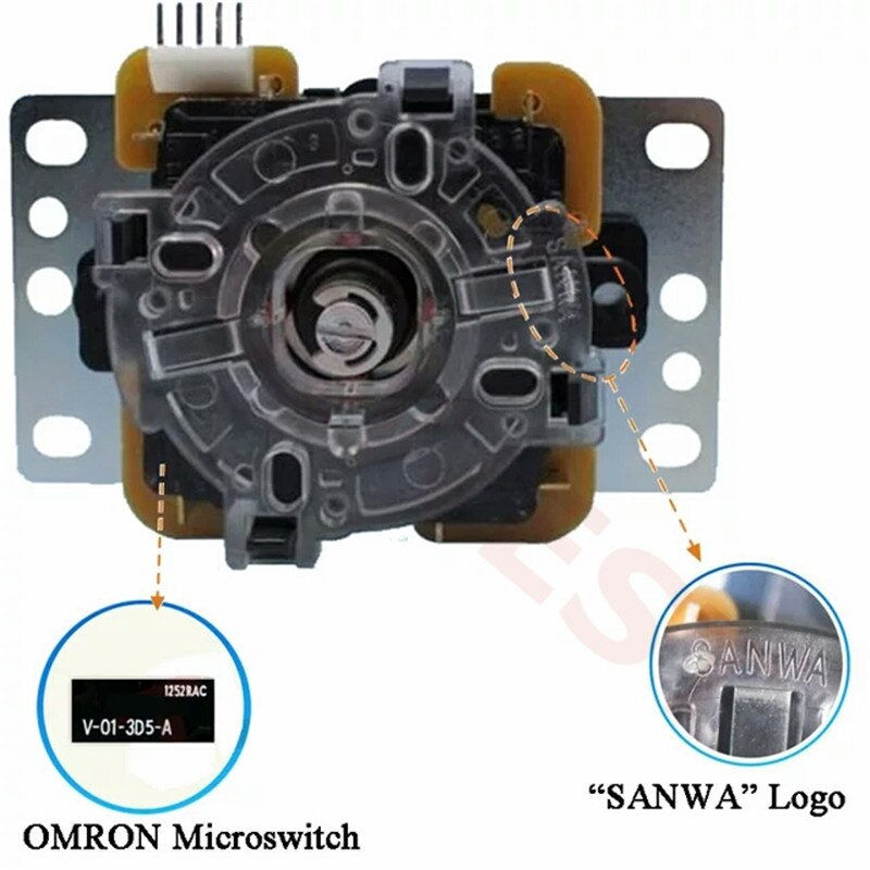 Thumbnail: Original Brand New JLF-TP-8YT Japan Sanwa Joystick Fight Rocker With Ball