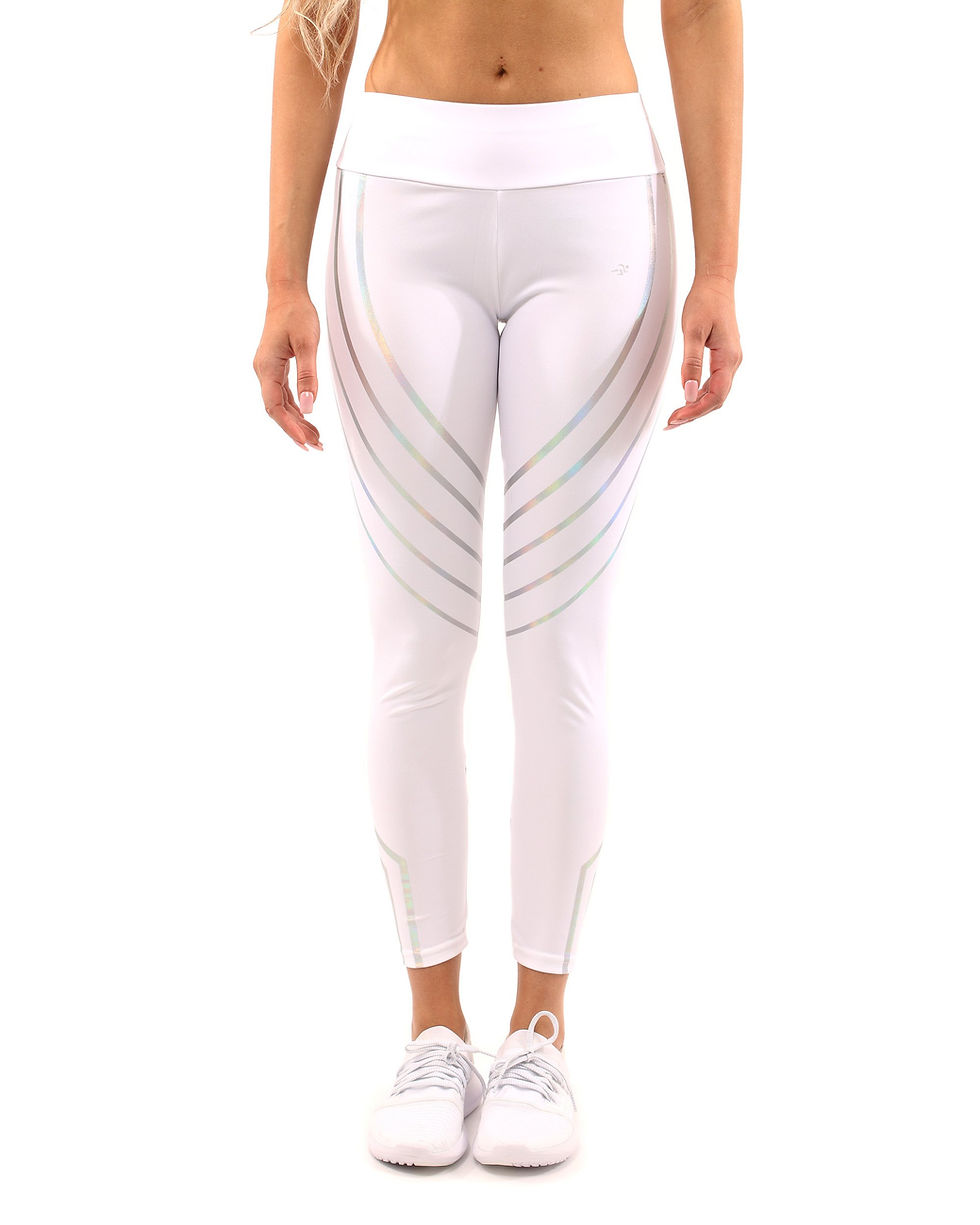 Thumbnail: Laguna Set - Leggings & Sports Bra - White