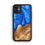 Thumbnail: Slim Resin & Wood Phone Case (Coastline Collection - Diver's Blue)