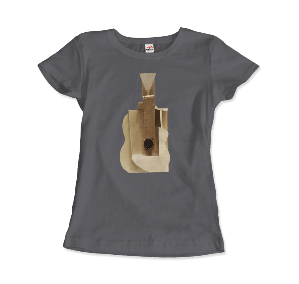 Miniatura: Pablo Picasso Guitar Sculpture 1912 Artwork T-Shirt