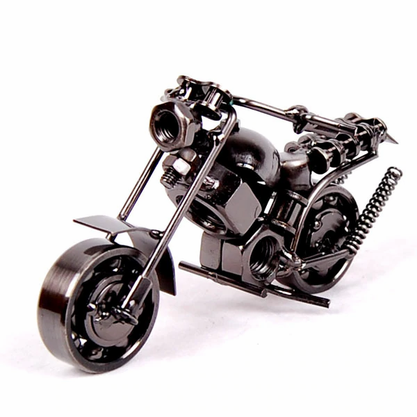 Miniature : VILEAD Handmade Vintage  Motorcycle  Figurine /14 cm