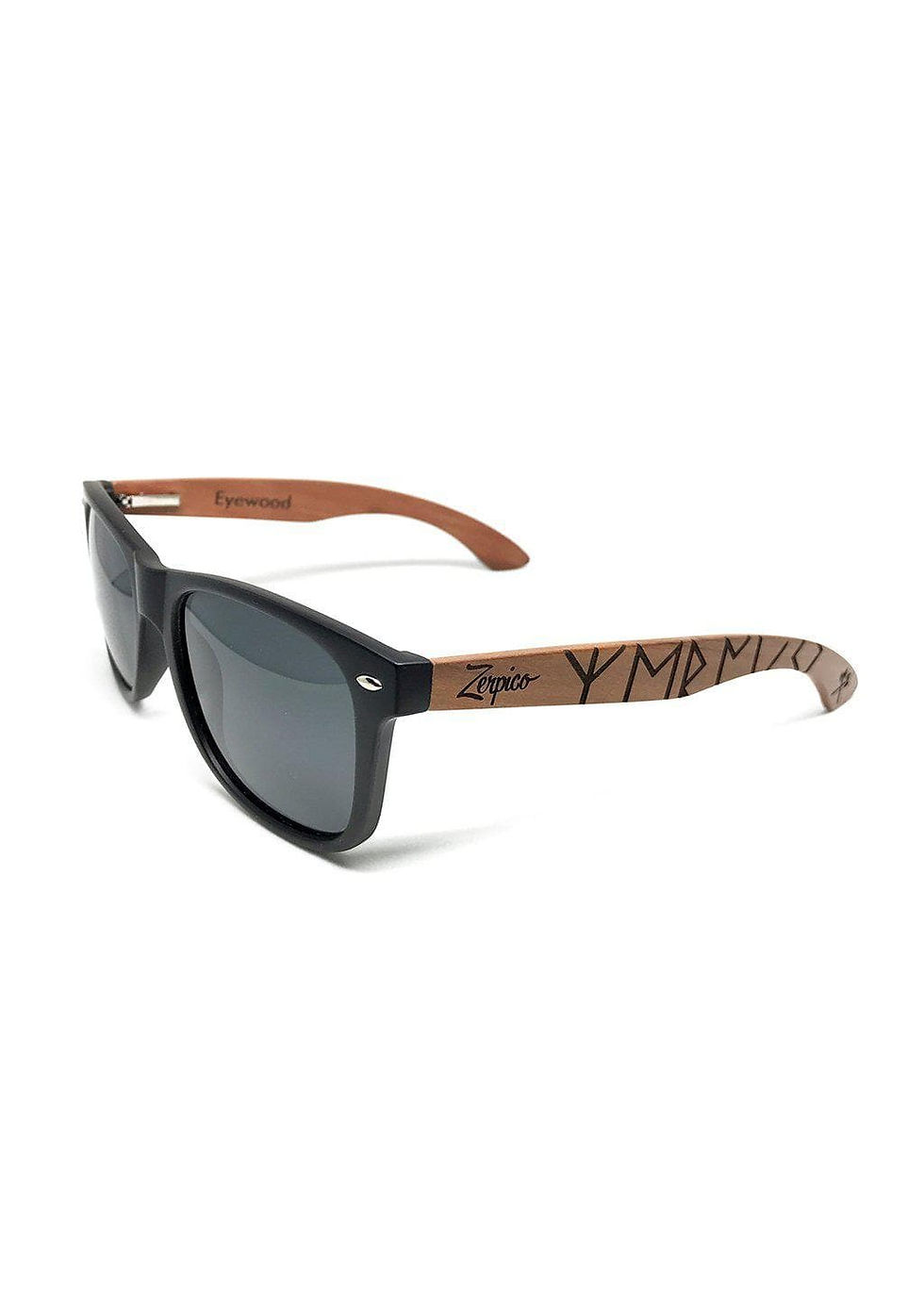 Miniaturbild: Eyewood | Engraved Wooden Sunglasses - Viking Runes