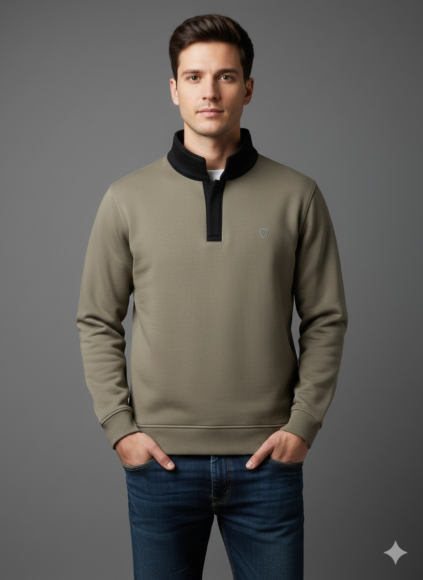 Thumbnail: Men's Sweatshirt -Cotton Fleece 320 gsm
