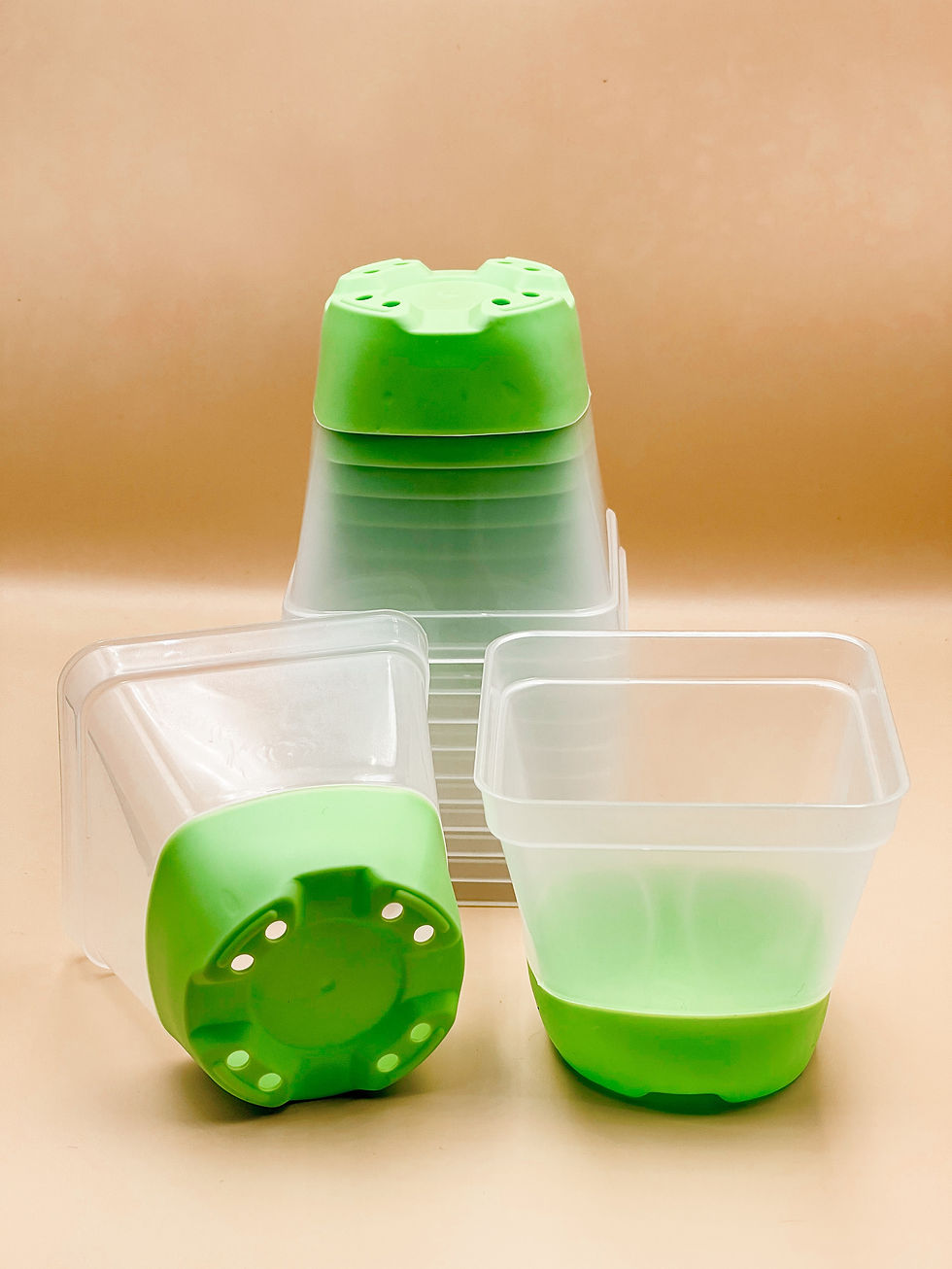 Thumbnail: Small Si-base Square Growers Pot