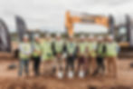 Work to construct DPD's major distribution centre at a new £250m business park in the North East is officially underway.