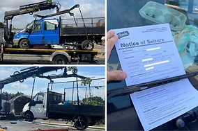 Two vehicles seized after fly-tipping incidents