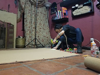 crucifixion -quake-francesca-nobili-art-