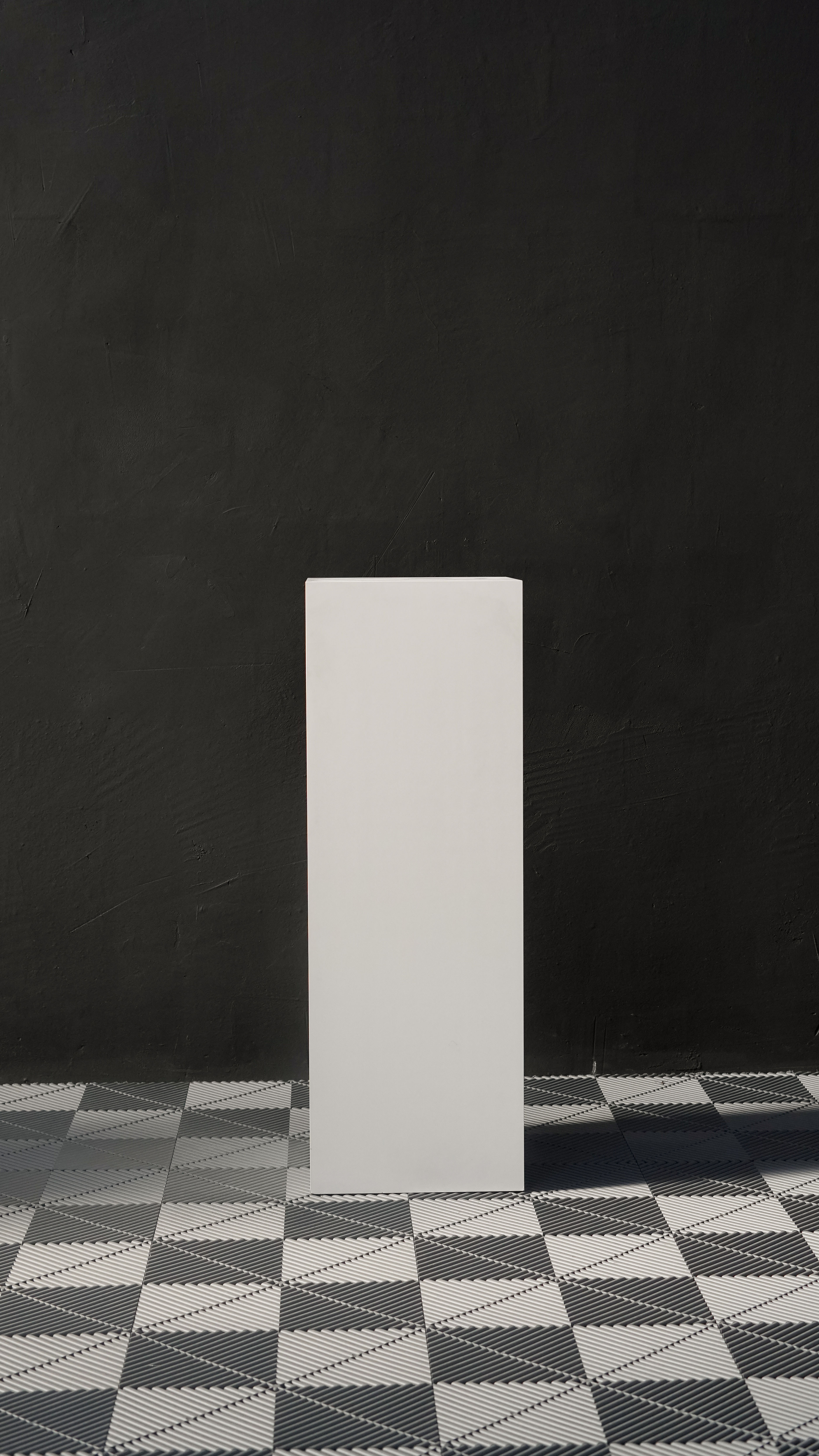 Socle blanc 35x35xH100cm
