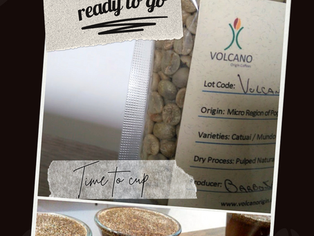 New coffee samples: ready to go!