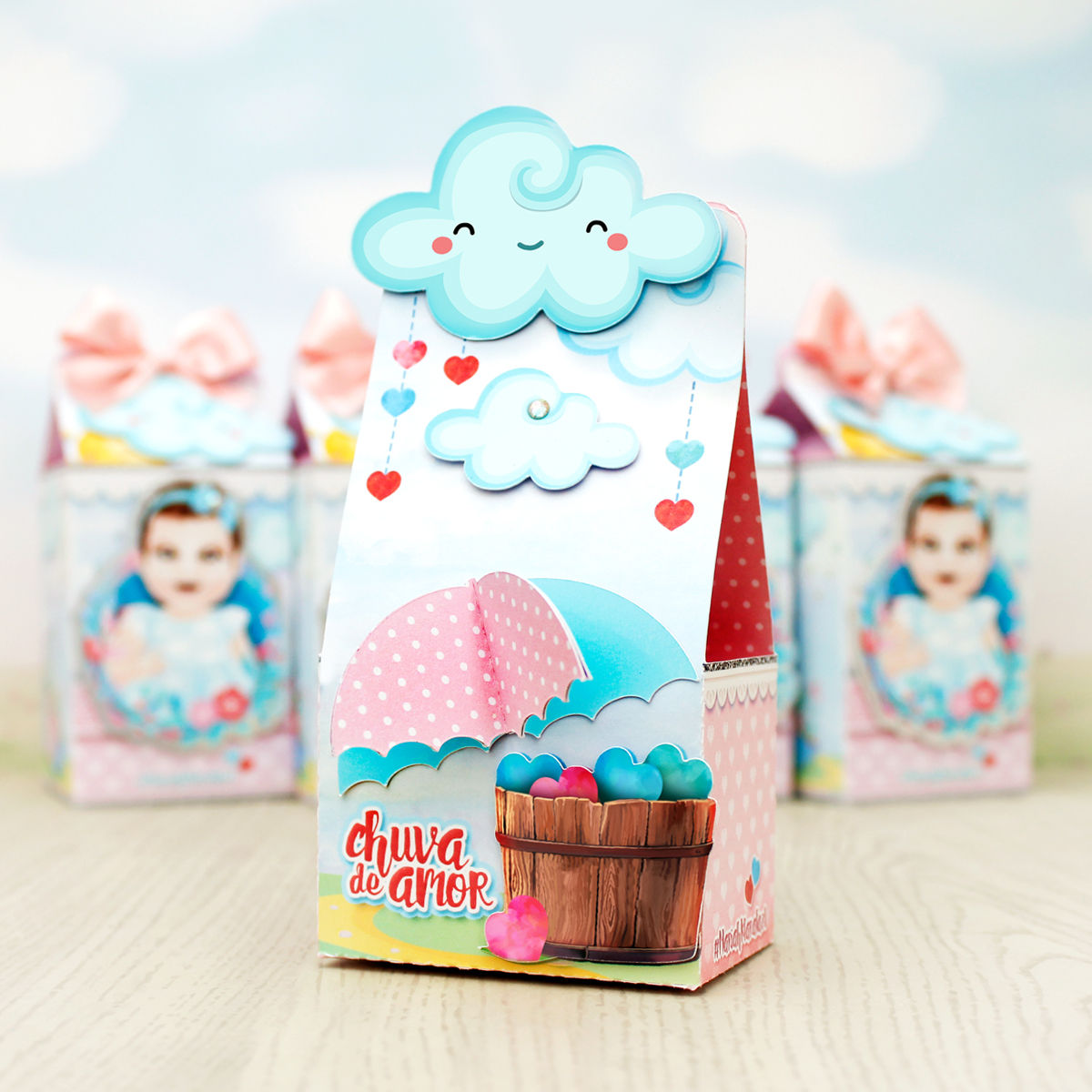 Caixa Guarda Chuva - Chuva de Amor - 20 unidades